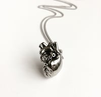 Image 1 of SOLID ANATOMICAL HEART PENDANT