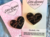 Image 3 of "Wish You Were Here" Heart Enamel Pin