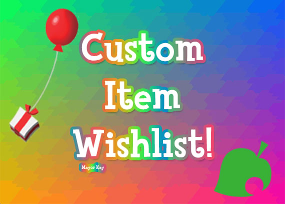 Image of Animal Crossing Custom Wish List