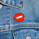 Image 2 of 'Lip Bite' Enamel Pin