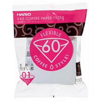 Image of hario white paper filters for  v60 dripper