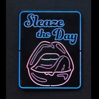 Sleaze the day pin