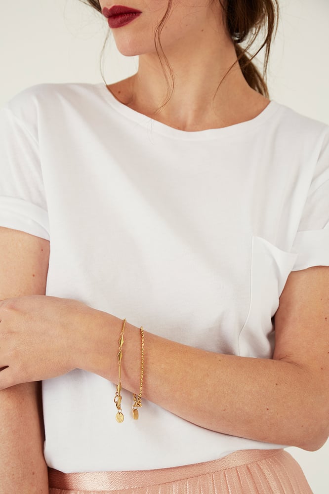 Image of Bracelet OLOF plaqué or