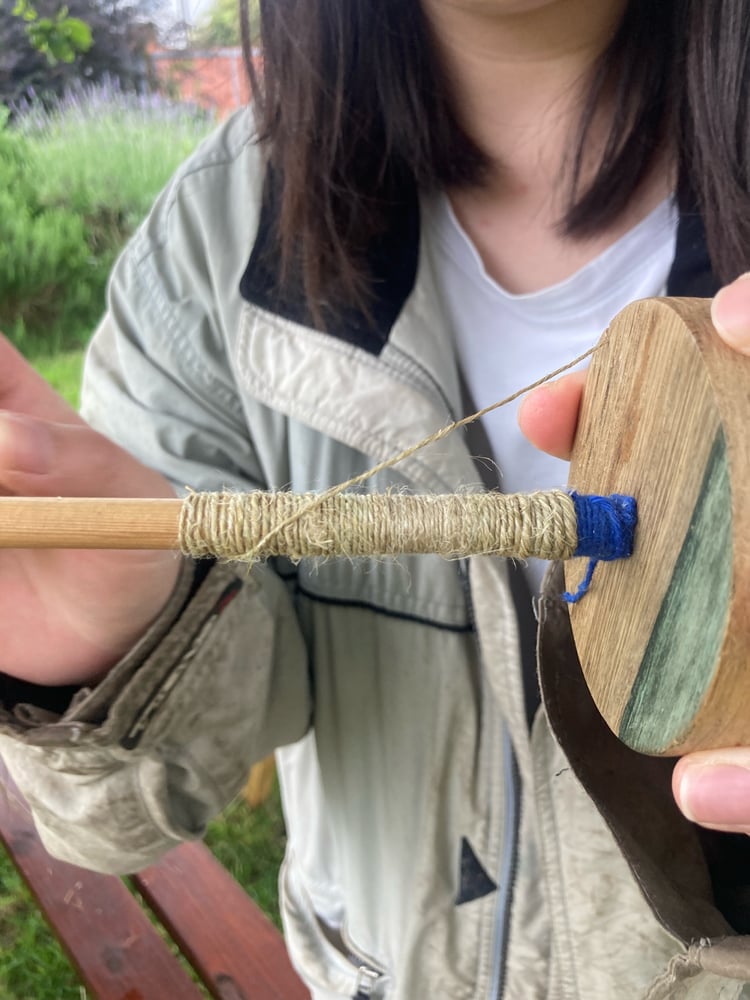 Image of Welsh flax/linen fibre