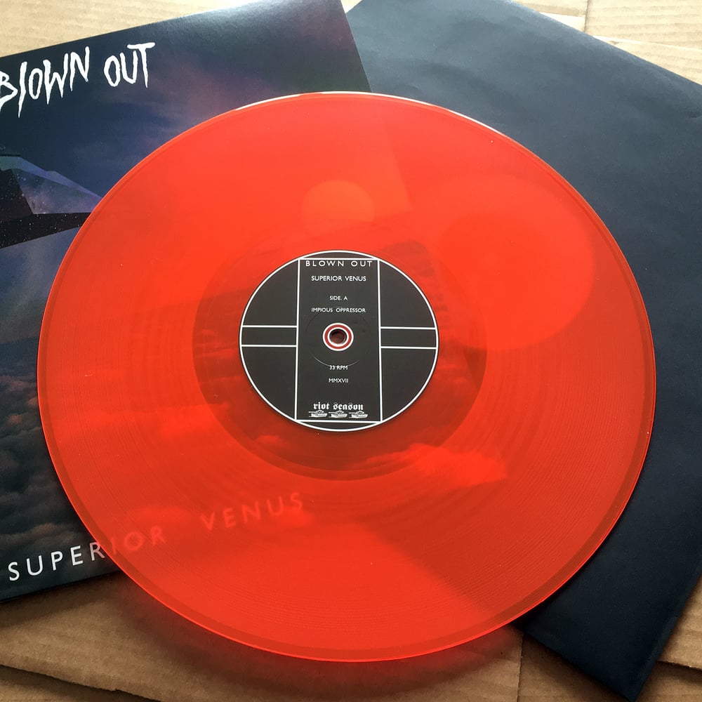 BLOWN OUT 'Superior Venus' Neon Orange Coloured Vinyl LP