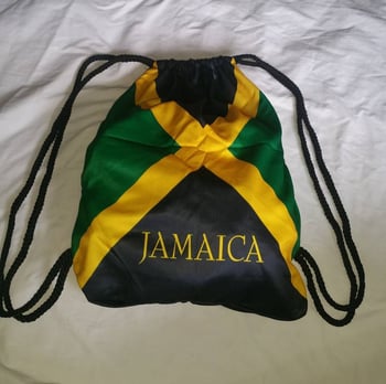 Jamaica Flag Jamaican Easter Egg Costume Gift Zip Tote Bag