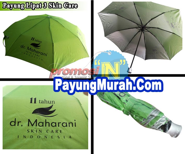 Image of Grosir Payung Lipat Promosi Sablon Polos Murah