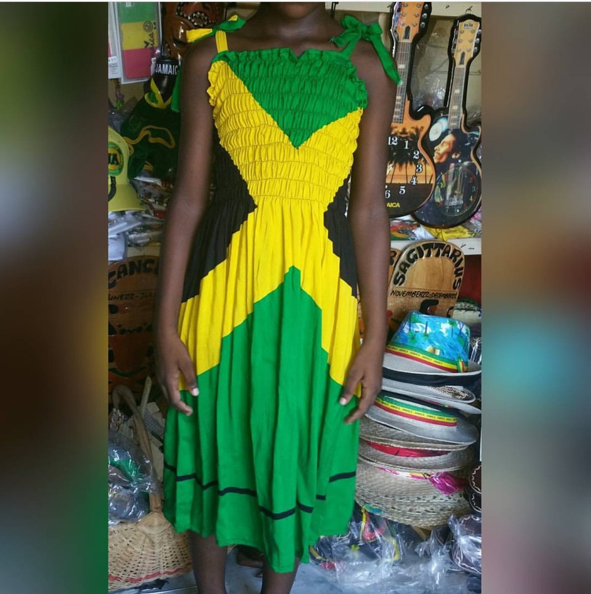 Girls Flags Dress Everything Jamaica