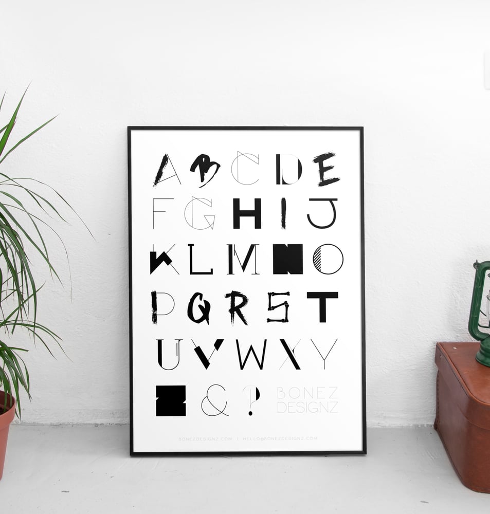 Image of Alphabet Print