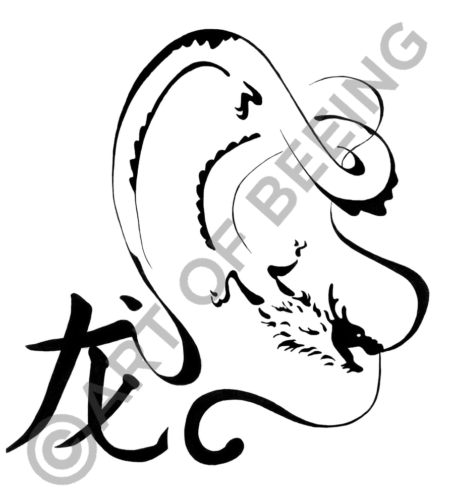 Image of Calligraphy Dragon