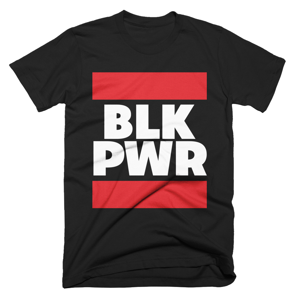 Blk Pwr Black Power Run Dmc Stlye Shirt Mo Betta Soul