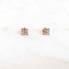 Winter Forest Morganite Earring