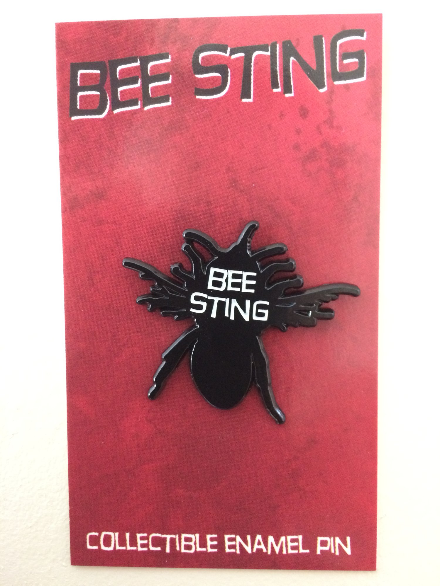 Image of Bee Sting enamel pin