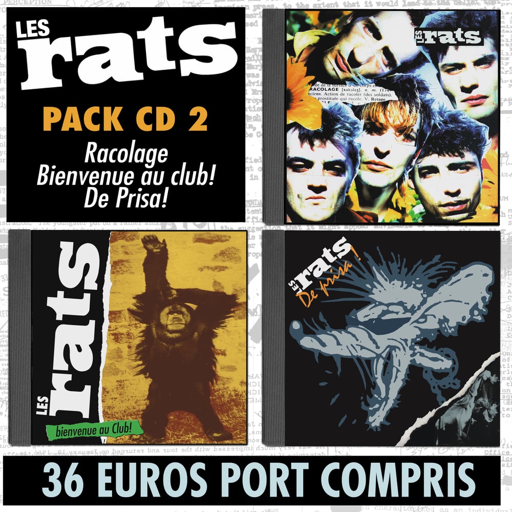LES RATS Pack 3 CD (2)