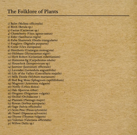 Image of The Folklore of Plants Vol.I 