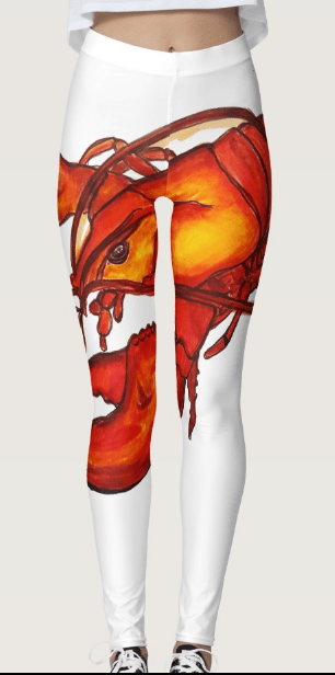 Image of Lobster Leggings White