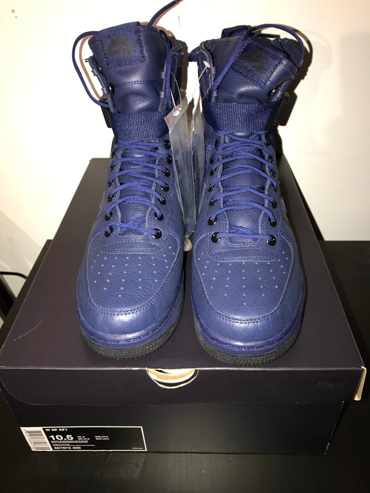 Image of Women's Nike Special Forces AF1 "Binary Blue"