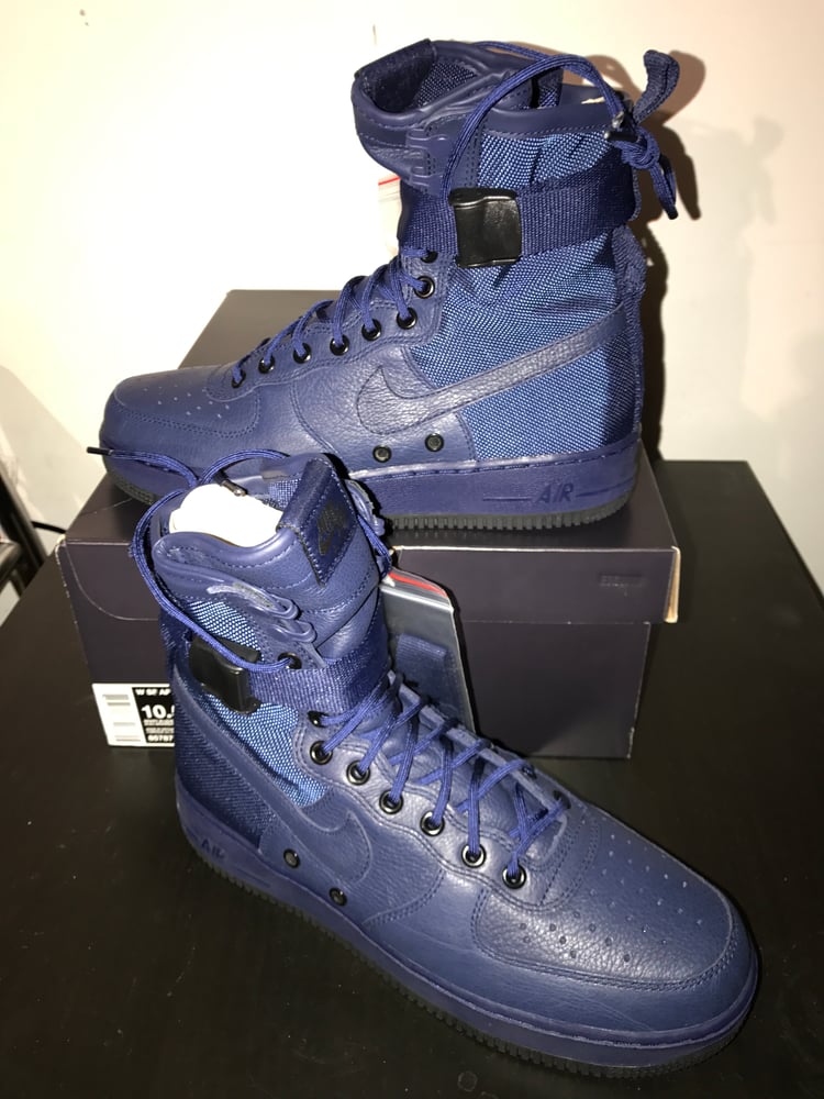 Image of Women's Nike Special Forces AF1 "Binary Blue"