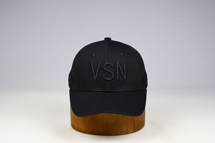 Image of VSN 3D Mesh Trucker In Black