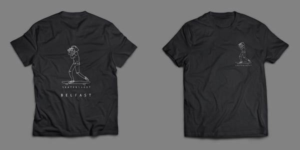 Image of Black Skate & Shoot T-shirt