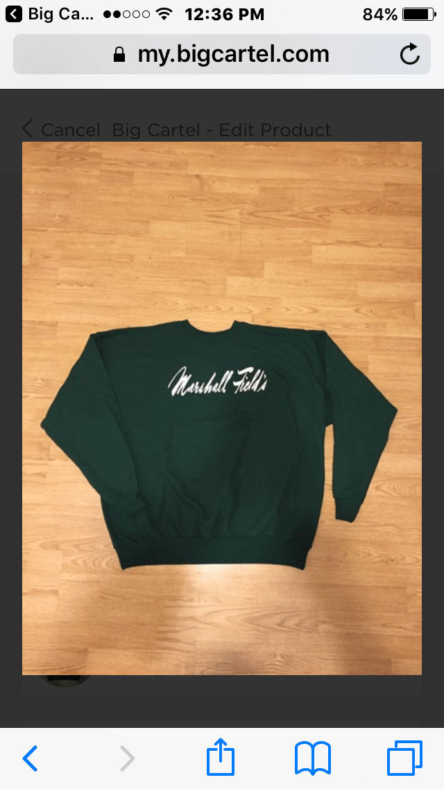Image of Marshall Field's Crewneck Sweatshirt (big&tall)