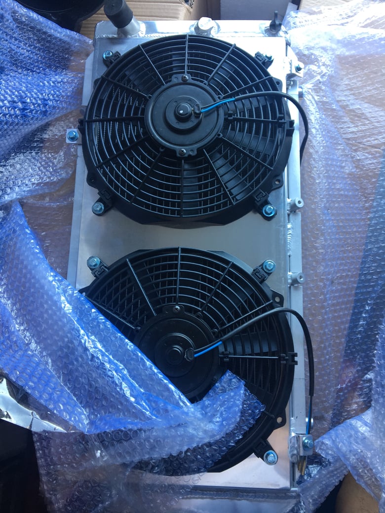 Image of 91-99 MR2 MK2 SW20 Aluminum Radiatior and dual spal fan