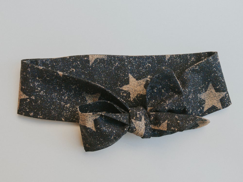 Image of Navy Glitter Stars