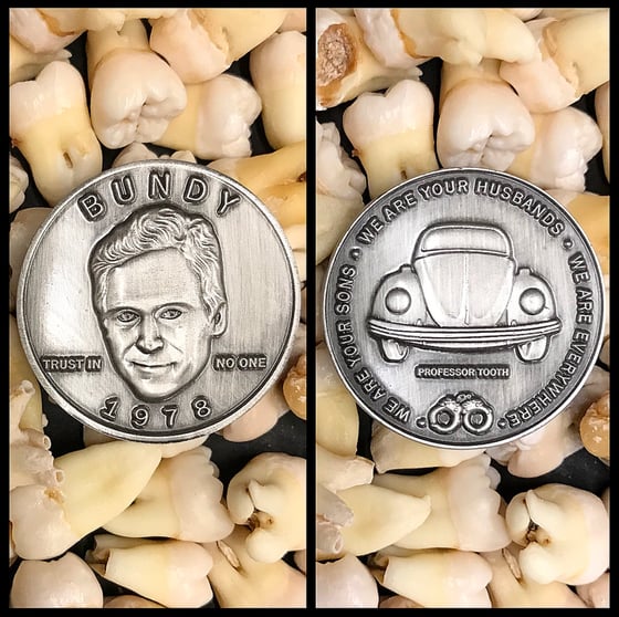 Image of Serial Killer Theodore Bundy Coin
