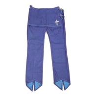 Image 1 of Punk cross pants with apron 