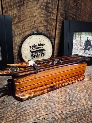 Image of Macassar Ebony/Mahogany with Snakewood inlay #2