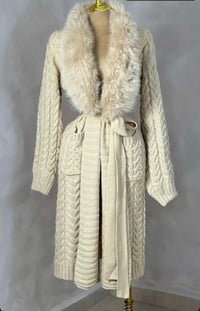 Image 3 of Fancy cardigan fur sweater 