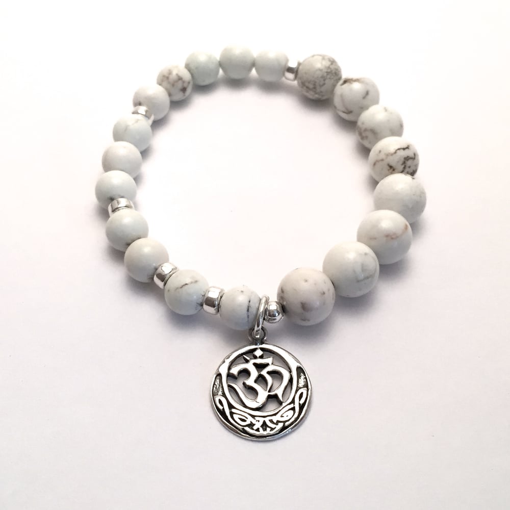 Image of Howlite Infinity Wrist Mala