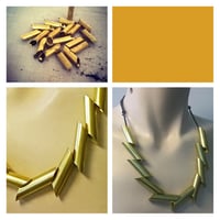 QUILL Brass Necklace 