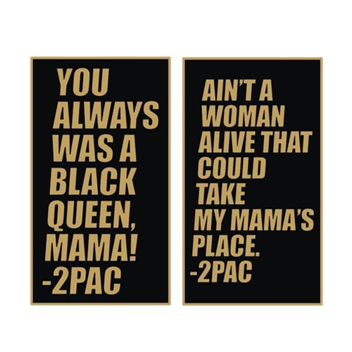 Image of 2Pac Mother's Day Tribute Pin