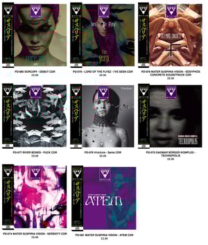 Image of [2013 Archive] Phantasma Disques CDRs