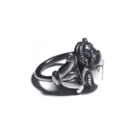 Image 3 of Scarab ring in sterling silver or gold