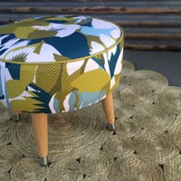 Image 1 of Mackenzie Mustand Side Table / Footstool