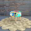 Tropicana side table / footstool