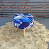 Tropicalia Cobalt side table / footstool