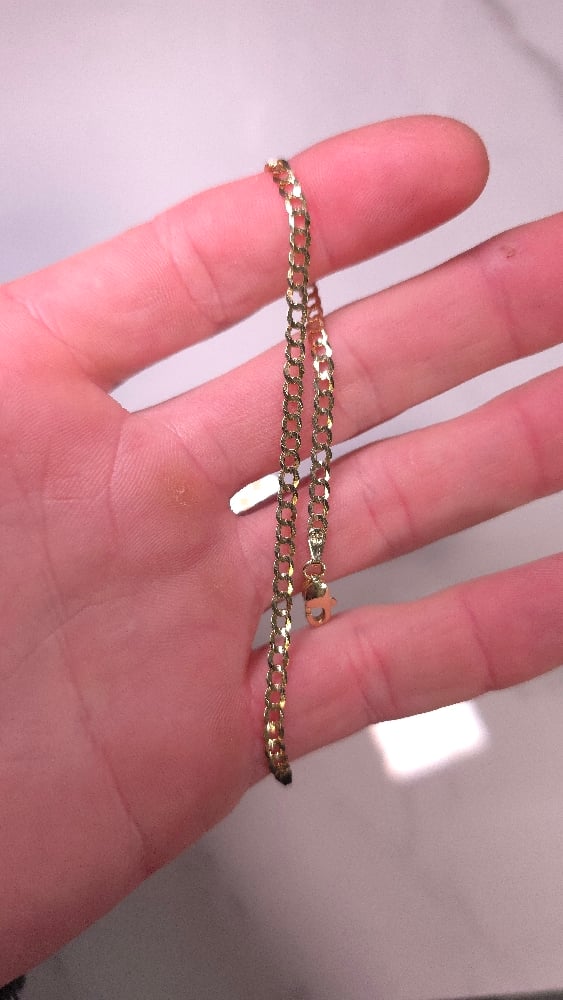 Image of 14k Curb chain bracelet