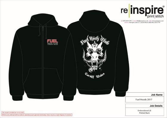 Image of Motorfuel zip hoody