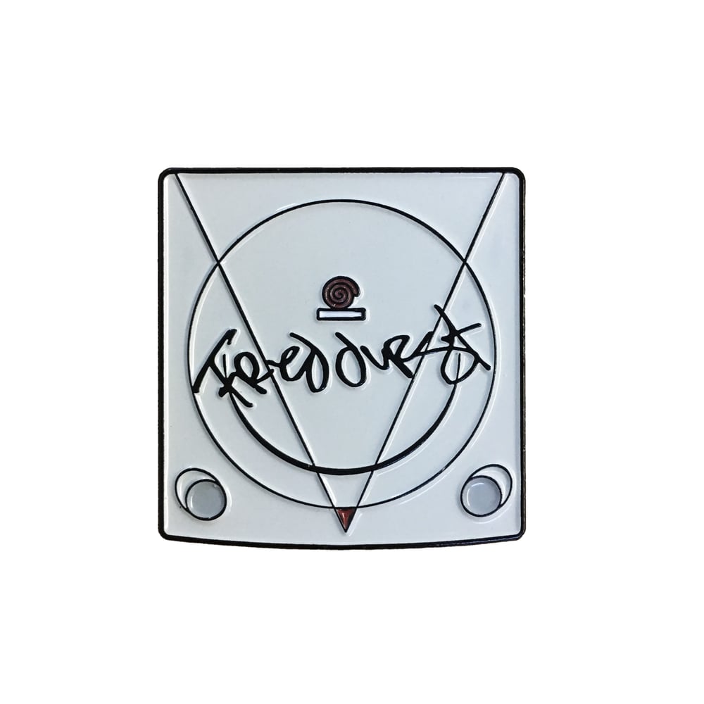 Image of 'Fred Durst SIGNED Dreamcast' 1.25" Lapel Pin
