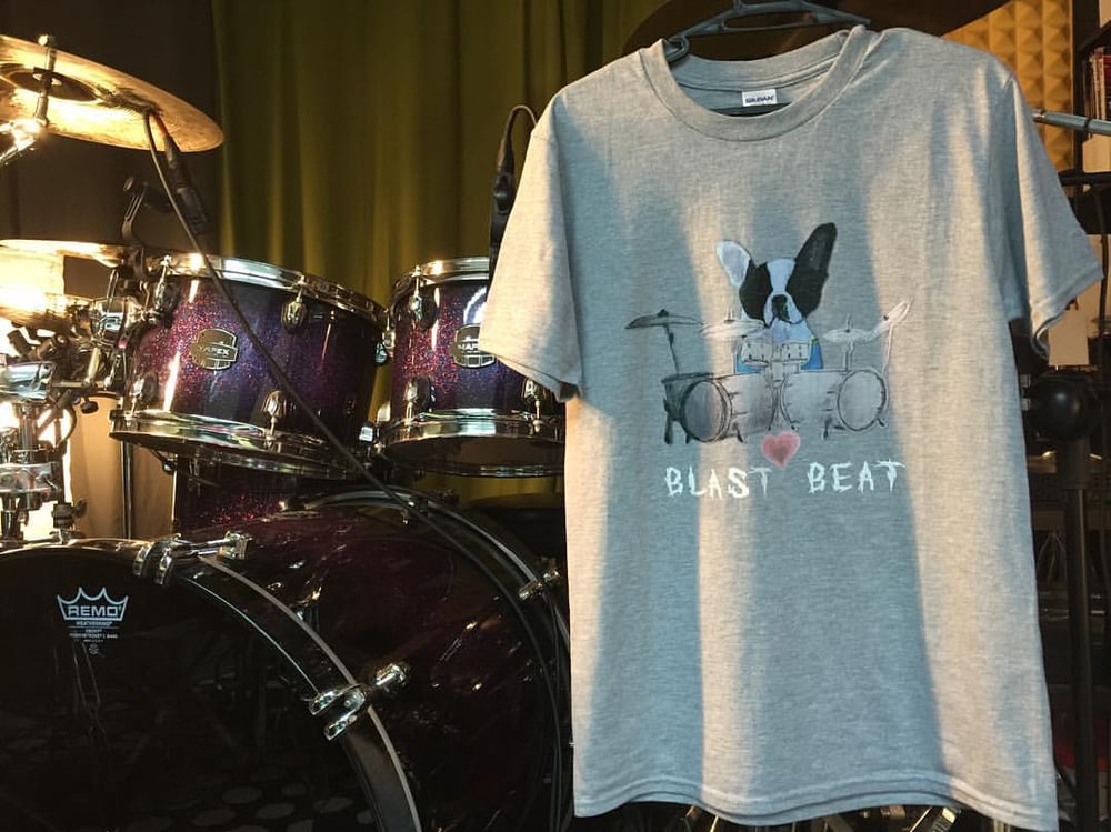 Image of My Frenchie Blast Beat Tee Shirt
