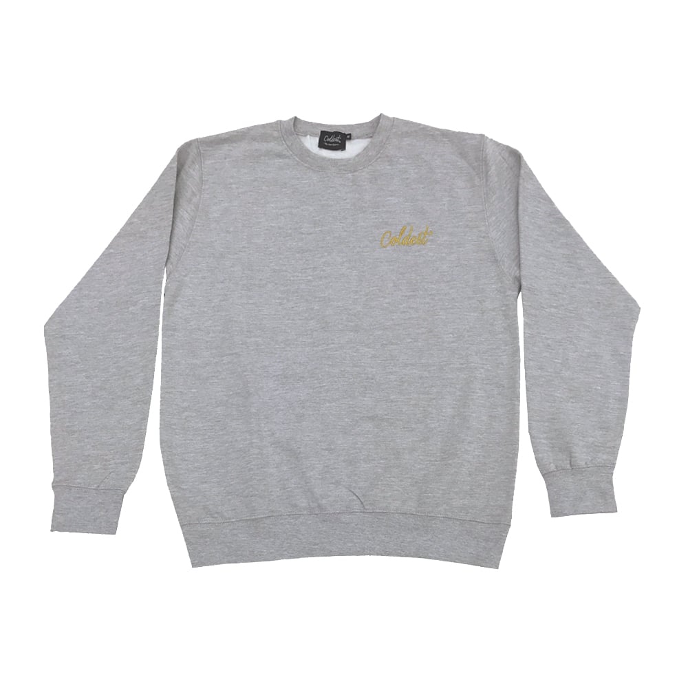 Champion embroidered sweater outlet gold