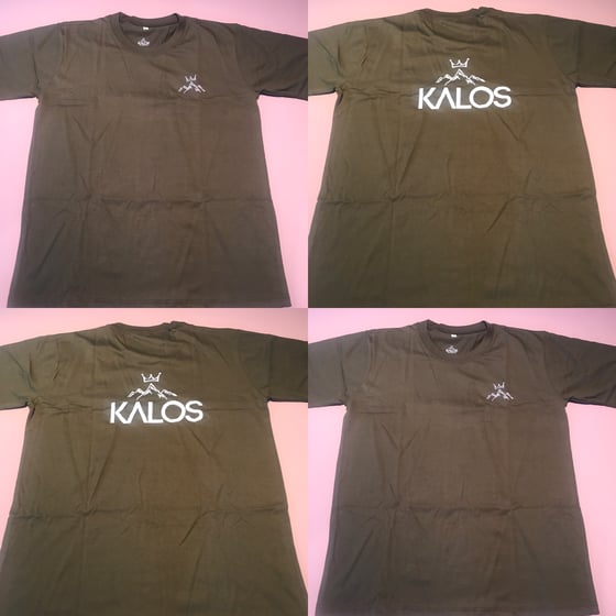 Image of Kalos Logo Tee Olive Green