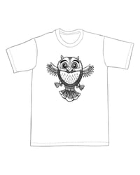 Image 1 of Cute Little Owl T-shirt  (A1)**FREE SHIPPING**