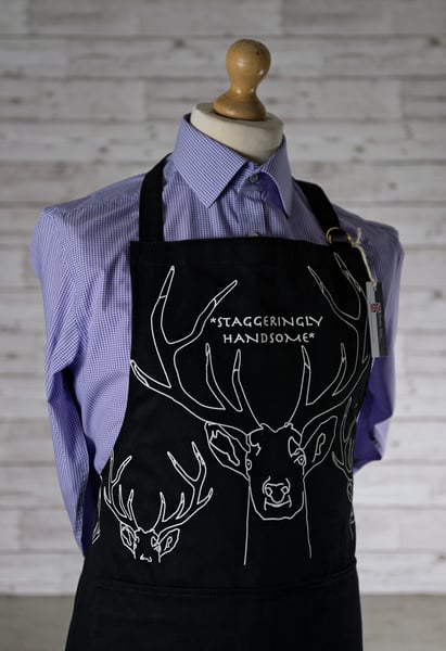 Image of Staggeringly Handsome Black Apron