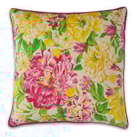 Image 1 of Kissen – Pink & Yellow Flowers