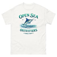 Image 1 of Open Sea Outfitters T-Shirt  Ocean Fishing Coastal Graphic Tee