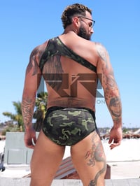 Image 2 of THE DADDY'S SOLDIER ONE SHOULDER SINGLET